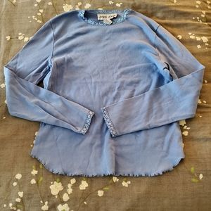 Jones Jeans blue blouse (Large)